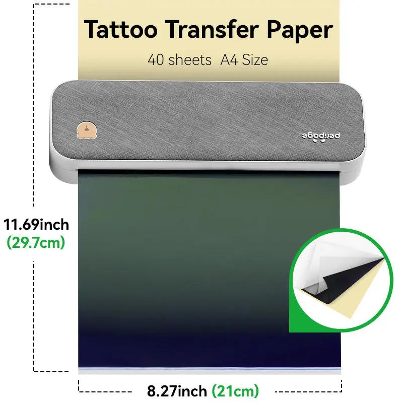 PeriPage Tattoo Transfer Paper for Wireless Tattoo Printer (P90, P90Pino) - PeriPage Official Store
