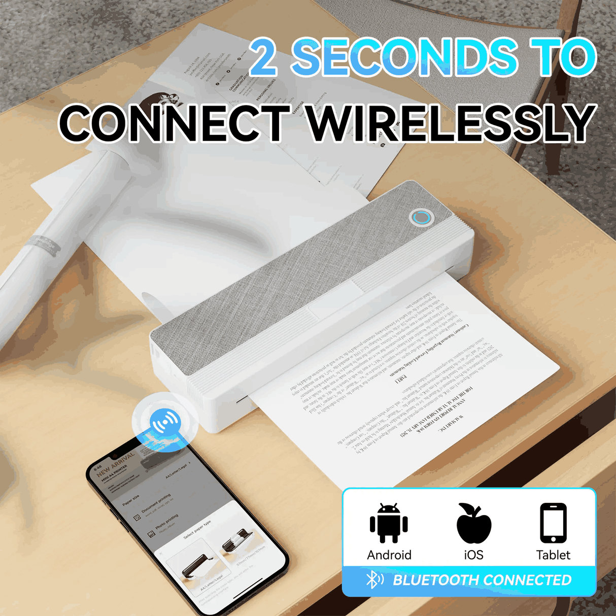 Peripage P81 Portable Wireless Printer - PeriPage Official Store
