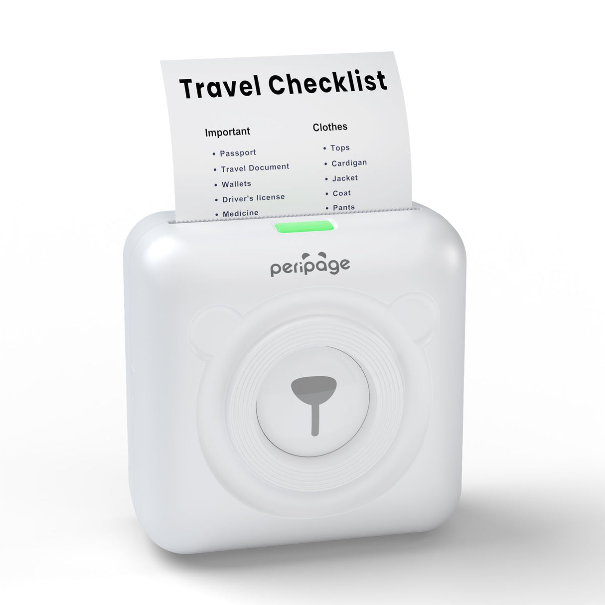A6 Mini Bluetooth Thermal Printer – 203/304DPI, Pocket-Sized, Inkless, 9 Colors