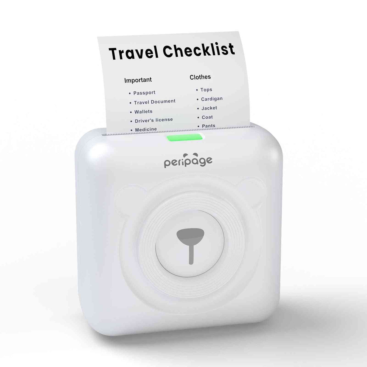 A6 Mini Bluetooth Thermal Printer – 203/304DPI, Pocket-Sized, Inkless, 9 Colors