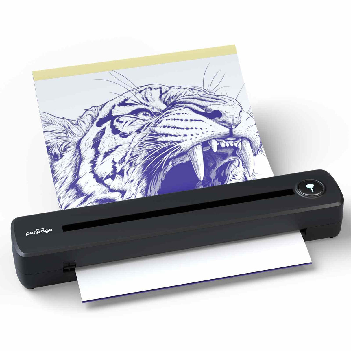 P91 Wireless Thermal Tattoo Stencil Printer – Bluetooth, 203DPI, App-Enabled