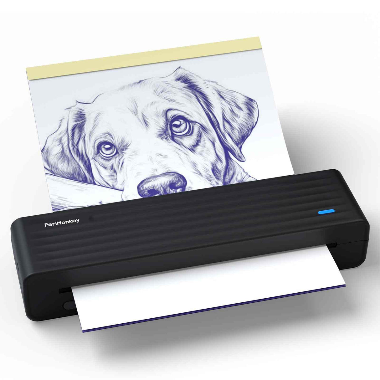 P93 Tattoo&A4 Stencil Printer – 304DPI, Bluetooth & USB, Adjustable printing size
