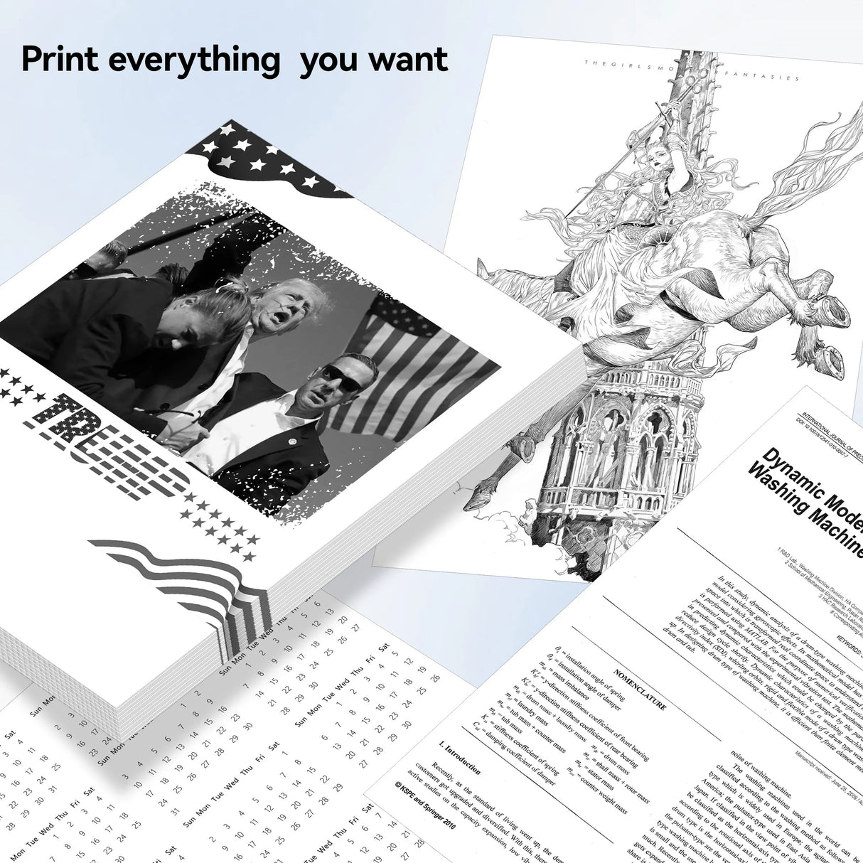PeriPage A40 thermal paper available in Letter and Legal size rolls, featuring clear print side identification for easy loading.