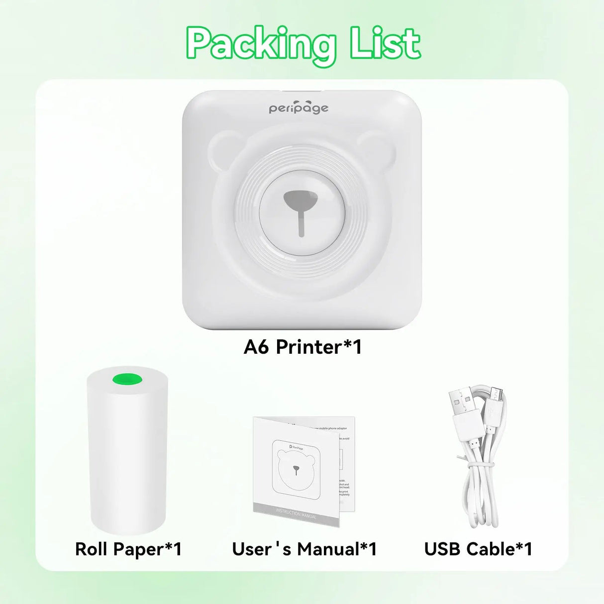 Enjoy seamless wireless Bluetooth printing with the compact PeriPage A6 thermal pocket printer for all your labeling needs.