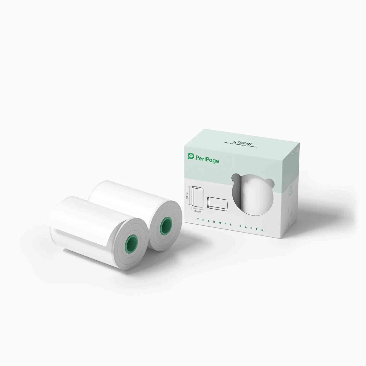 PeriPage A3 thermal paper 80x50mm 2 rolls box for mini printer
