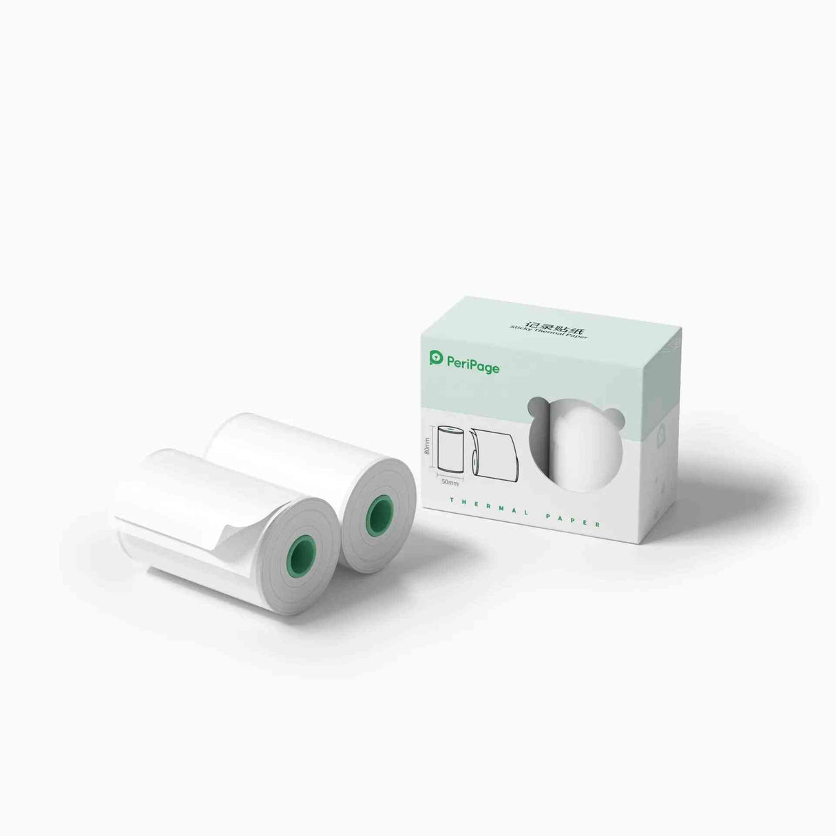 PeriPage A3 80×50mm Thermal Paper 2-Rolls/Box
