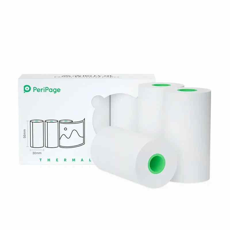 PeriPage A6 56×30mm Photo Paper 3-Rolls/Box - PeriPage Official Store