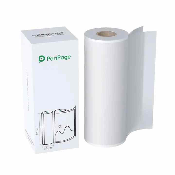 PeriPage 77x30mm Translucent Photo Paper for A9/A40 printers, one roll in box packagingStore