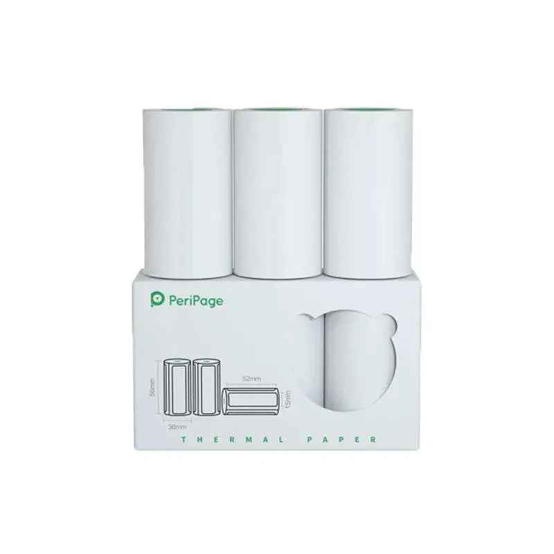 PeriPage A6 30mm Label Sticker with Green Core - Efficient and reliable label thermal paper for use in PeriPage A6 printers, ideal for printing labels and tags