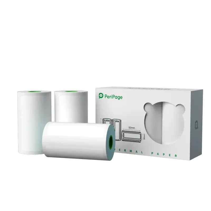 PeriPage A6 30mm Label Sticker with Packaging - High-quality thermal paper rolls, each containing 3 rolls of 30mm labels designed for A6 printers