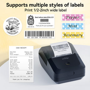 PB20 Bluethooth Label Printer, 2 Inch Portable PictureThermal Printer