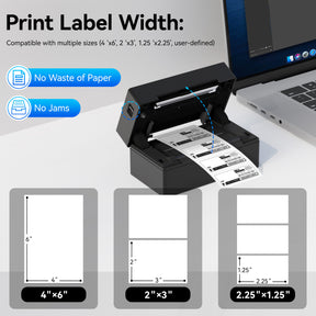 PB 40 Shipping Label Printer for Shipping Packages,Support iPhone iPad Android Windows & Mac