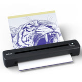 P91 Wireless Thermal Tattoo Stencil Printer – Bluetooth, 203DPI, App-Enabled