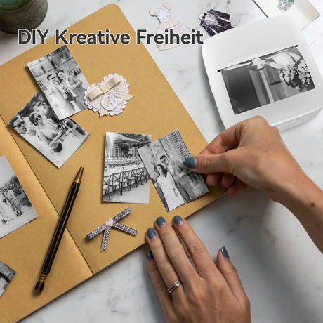 Printed Inspirational Quotes on PeriPage 77x30mm Thermal Paper - Showcasing DIY Creative Freedom for Custom Messages and Labels