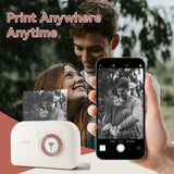 PeriPage A3X Mini Pocket Thermal Printer used for journal note printing, ideal for study notes and creative planners.