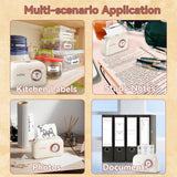 PeriPage A3X Mini Pocket Thermal Printer connected to computer for PC printing, convenient USB printing setup for office documents.