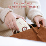 PeriPage A3X Mini Pocket Thermal Printer printing from webpage using mobile app, fast and easy online content printing.