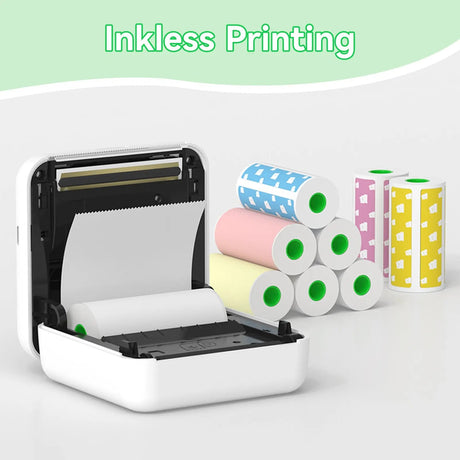 The PeriPage A6 is a compact and highly portable mini thermal printer, designed for easy carrying and use anywhere.