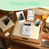 Multi-scenario applications of the PeriPage A6 - perfect for printing kitchen labels, study notes, and small photos on the go.