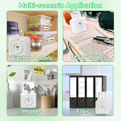 This PeriPage A6 pocket printer is an ultra-portable Bluetooth thermal printer that fits easily in your bag for mobile printing.