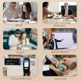 PeriPage D2S Translation Pen for Study, Business, and Travel - Features Speech Recording, Photo OCR Print, Making it a Useful Gift.