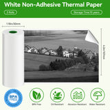 Multifunctional PeriPage thermal paper for clear, long-lasting prints of photos, text, labels, and web pages - safe for kids and easy to use.