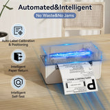 Everything included with your PeriPage PB41: the printer (98mm), 4x6 inch labels, USB cable, power adapter, user manual, and U-disk.