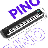 Compact dimensions of the PeriPage Pino tattoo printer: 3.1 x 10.5 x 2.1 inches (width x depth x height).