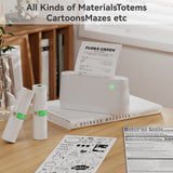 Unlock DIY creativity with PeriPage thermal paper - perfect for educational activities, coloring tasks, and personalized projects for all ages.