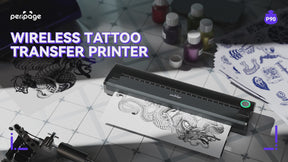 PeriPage P90 Tattoo Stencil Printer Compatible with Phone,Pad & PC - (Exclusive link)