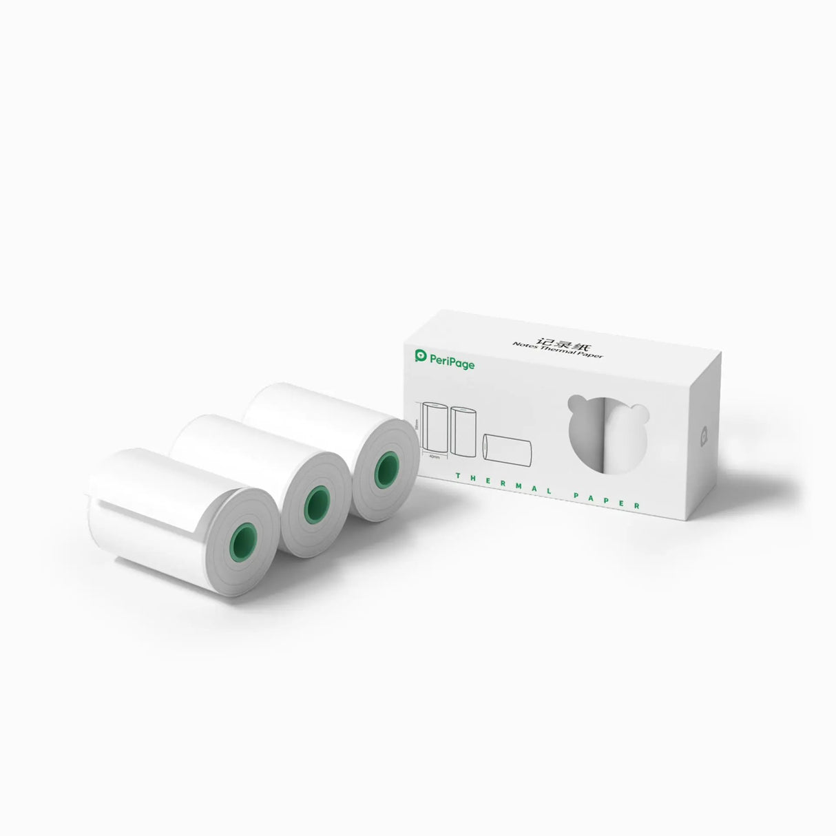 PeriPage A8 56×40mm Thermal Paper 3-Rolls/Box - PeriPage Official Store