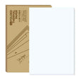 PeriPage A4 Folding Thermal Paper: white, smooth A4 sheets with a tan cardboard sleeve and printed branding.