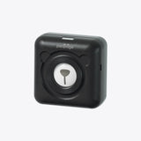 Black PeriPage mini thermal printer, stylish portable Bluetooth printer for photos and stickers